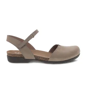 Dansko Rowan Backstrap Sandal (Women) - Taupe Milled Nubuck