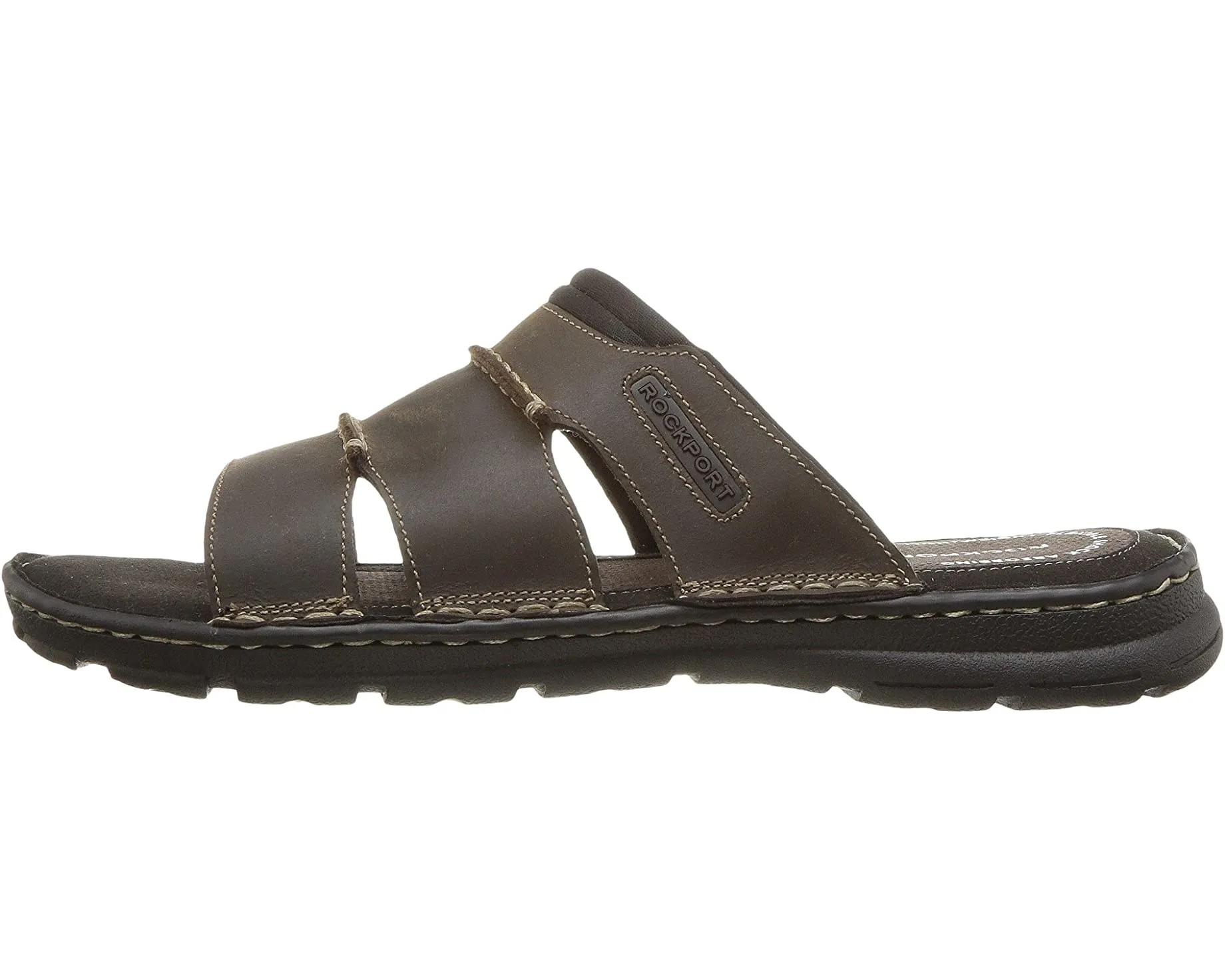Darwyn Slide Rockport sandals, brown