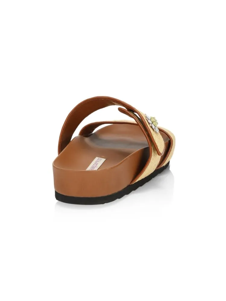 Davis Berkley Fabrizio Viti Slide Sandals, Tan
