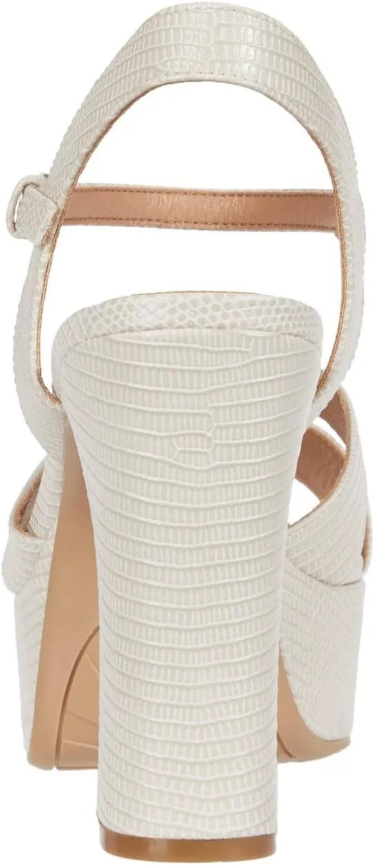 Daydreamer Chinese Laundry Sandals, Ecru Lizard