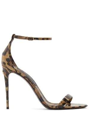 Dolce&amp;Gabbana   105mm Keira patent leather sandals 
