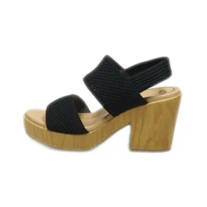 Dr. Scholl'S High-Heel Sandals Fabric Black Colour For Women