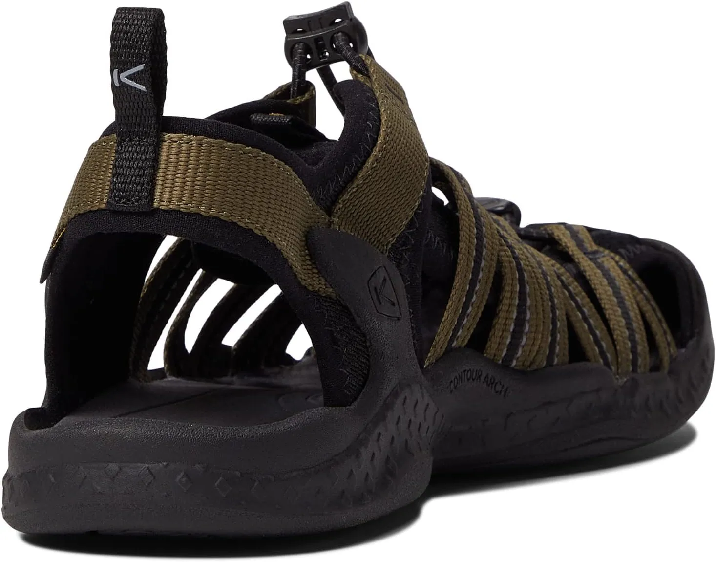 Drift Creek H2 KEEN Sandals, Dark Olive/Black
