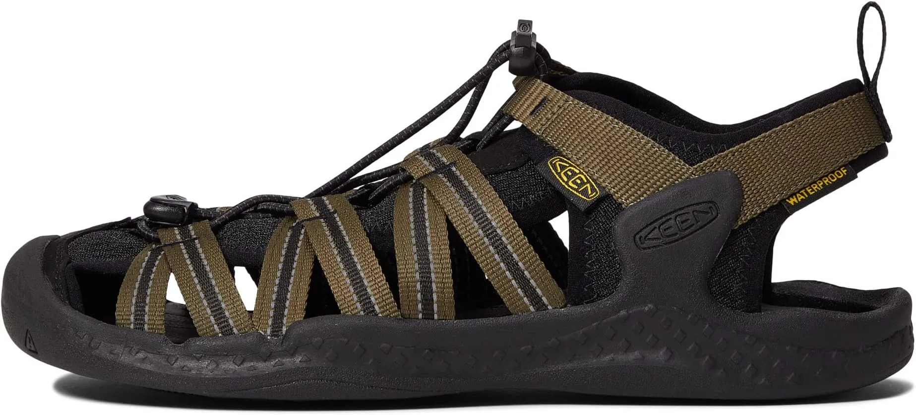 Drift Creek H2 KEEN Sandals, Dark Olive/Black