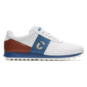 Duca Del Cosma Belair Waterproof Spikeless Shoes - White/Cognac