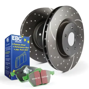 EBC Brakes S10KF1418 S10 Kits Greenstuff 2000 and GD Rotors