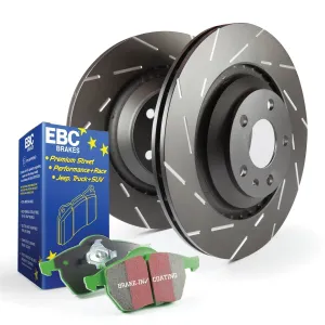 EBC Brakes S2KR1225 S2 Kits Greenstuff 2000 and USR Rotors