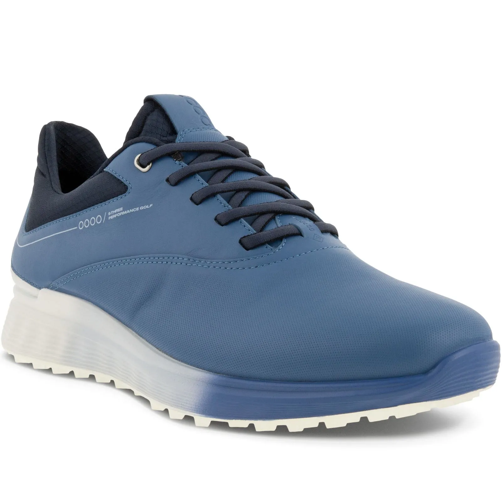 ECCO Mens S-Three Leather GORE-TEX Golf Shoes