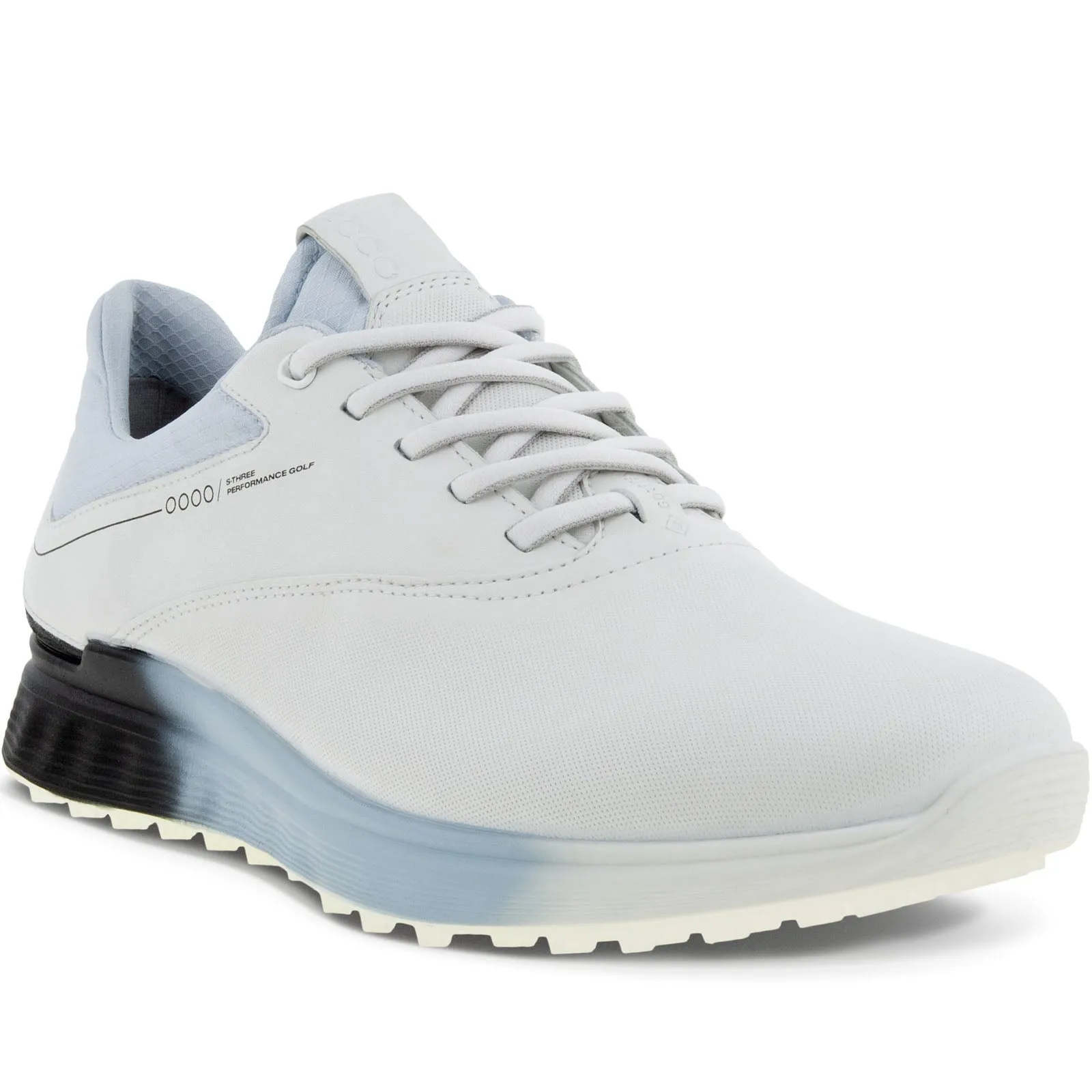 ECCO Mens S-Three Leather GORE-TEX Golf Shoes