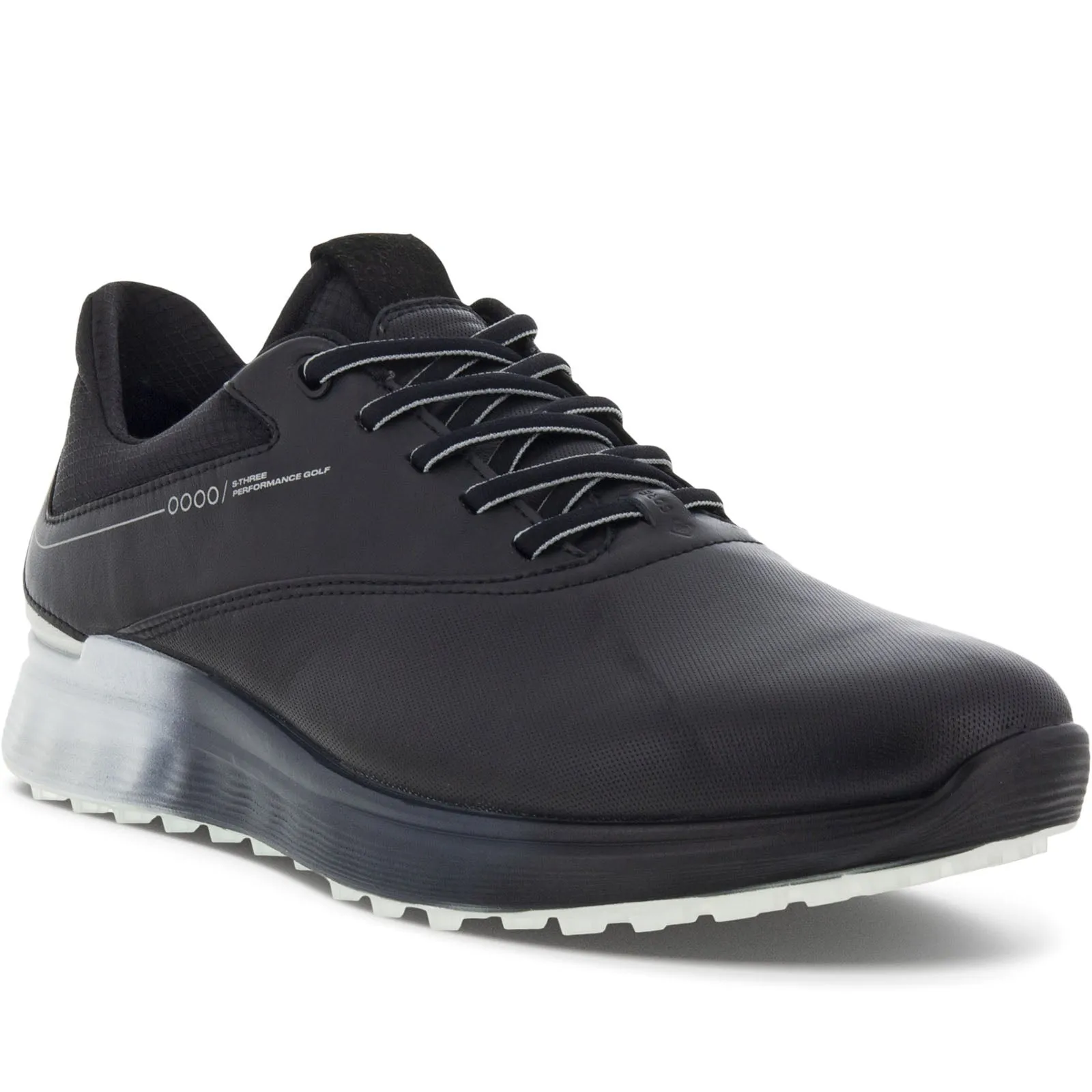 ECCO Mens S-Three Leather GORE-TEX Golf Shoes