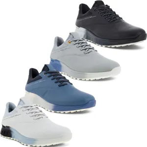 ECCO Mens S-Three Leather GORE-TEX Golf Shoes