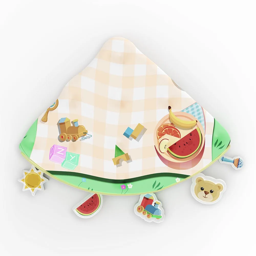 Fancy Fluff Organic Baby Play Mat - Picnic