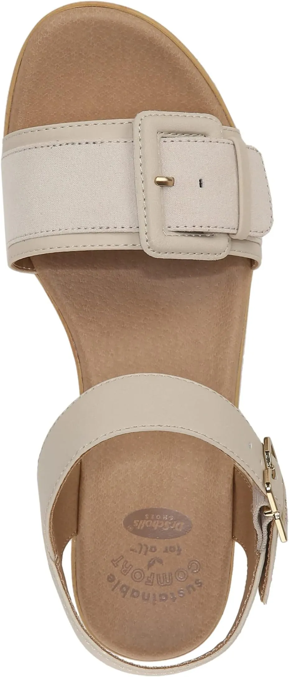 Felicity Too Dr Sandals Scholl's Seashell Beige Synthetic