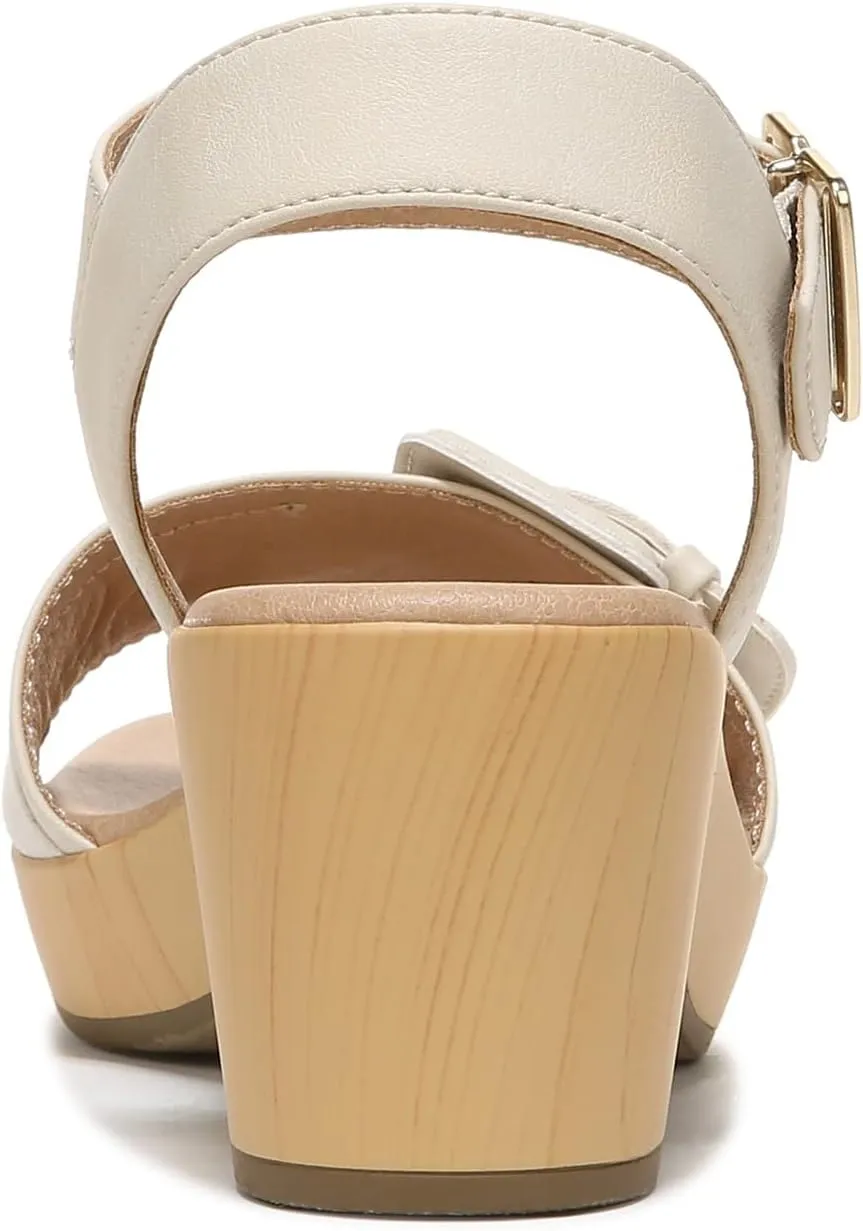 Felicity Too Dr Sandals Scholl's Seashell Beige Synthetic
