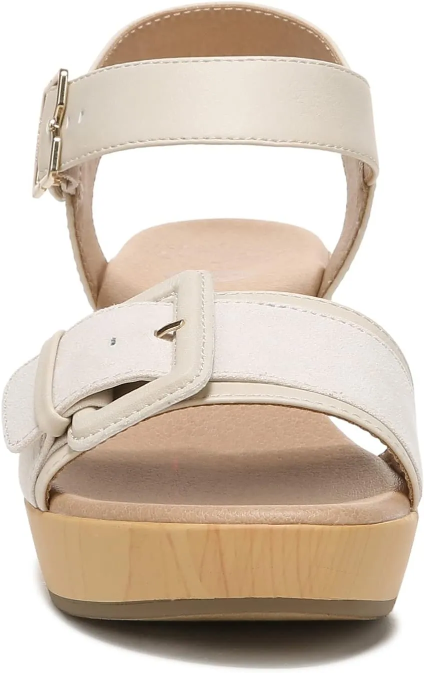 Felicity Too Dr Sandals Scholl's Seashell Beige Synthetic
