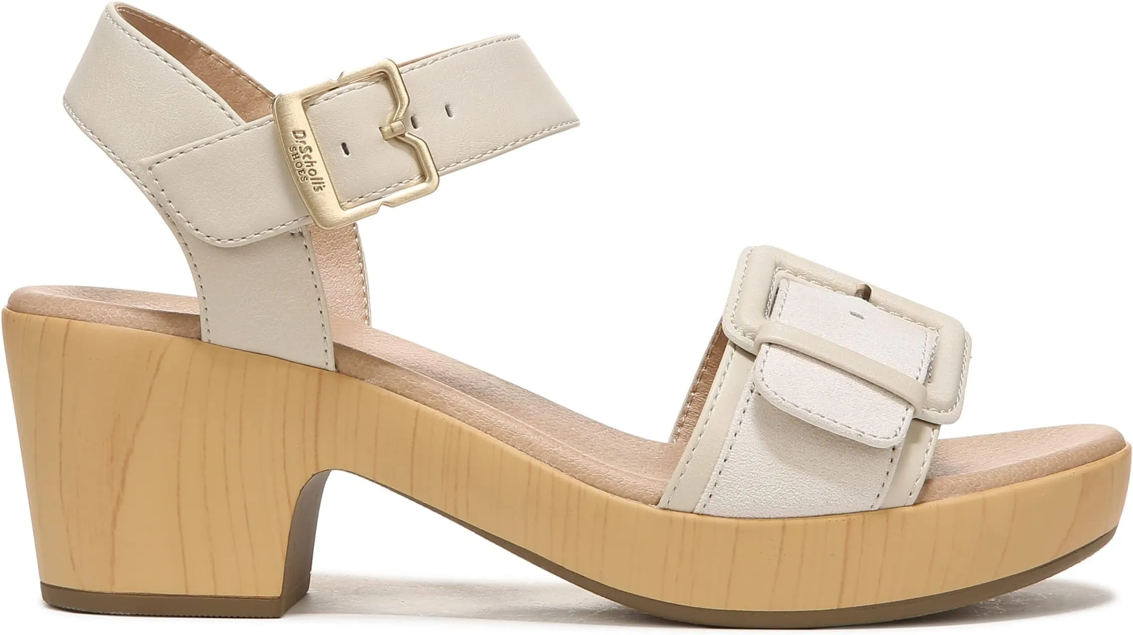 Felicity Too Dr Sandals Scholl's Seashell Beige Synthetic