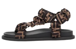 Fendi Feel Sandals with FF Pattern