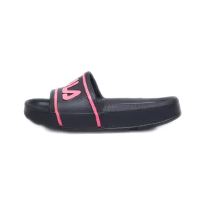 Fila Flat Sandals Rubber Black Colour For Kids