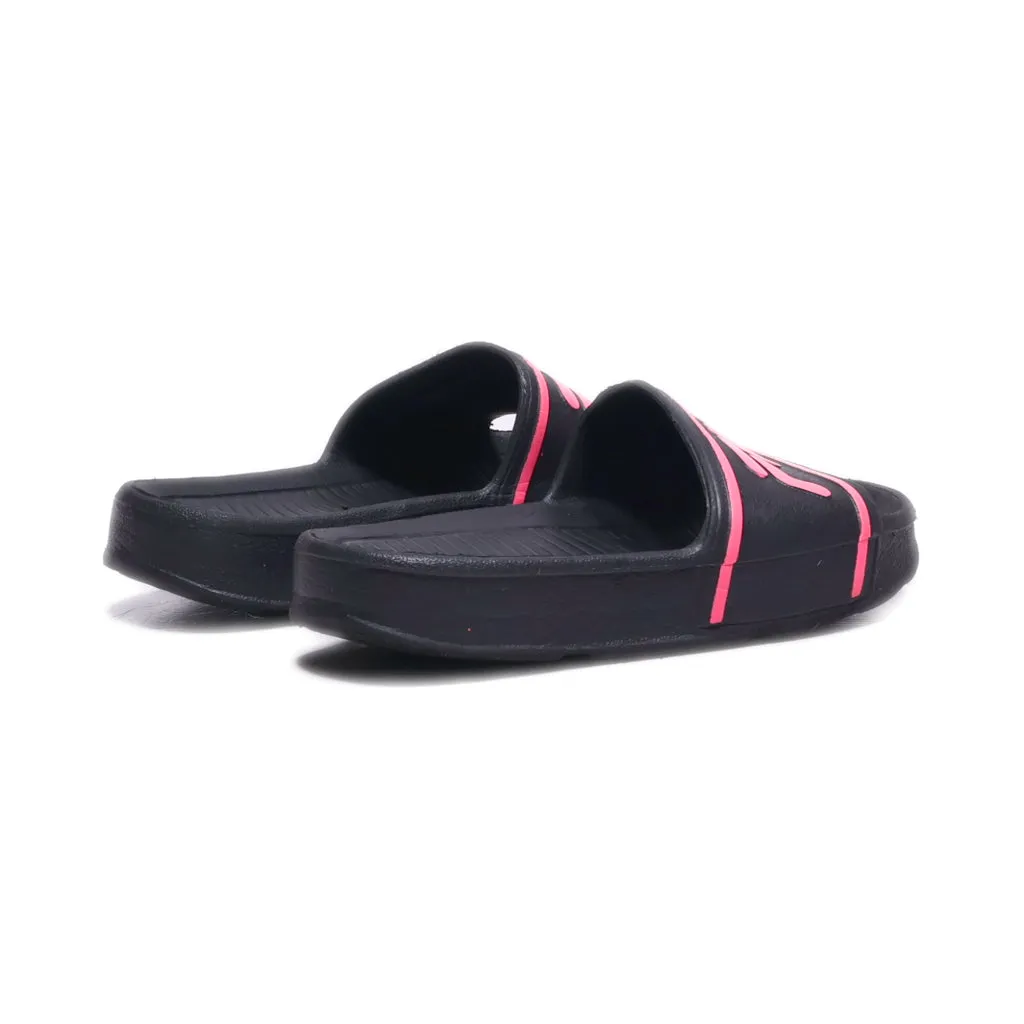 Fila Flat Sandals Rubber Black Colour For Kids