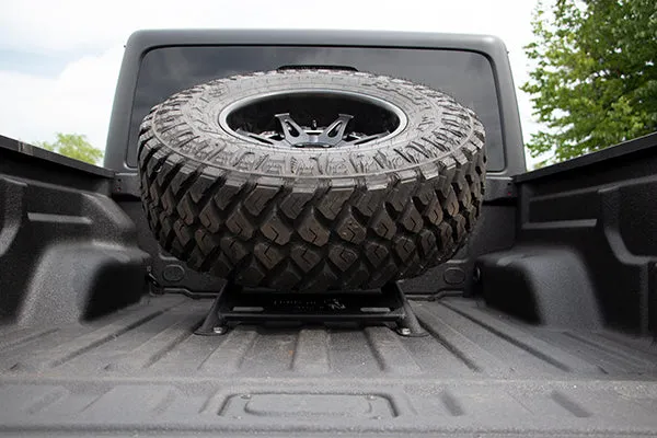Fishbone In Bed Tire Carrier For Jeep Gladiator