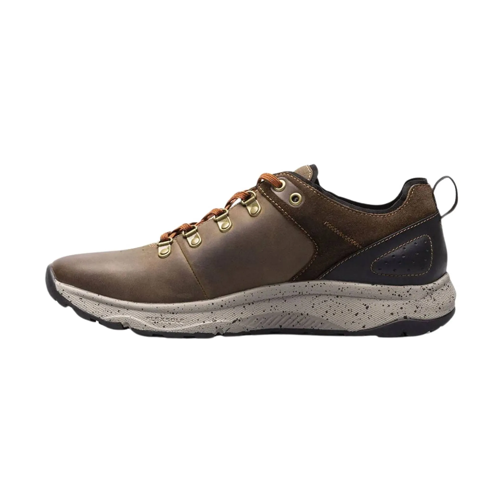 Florsheim Men's Tread Lite Plain Toe Lace Up Sneaker - Brown Crazy Horse - ONLINE STORE CREDIT/EXCHANGE ONLY