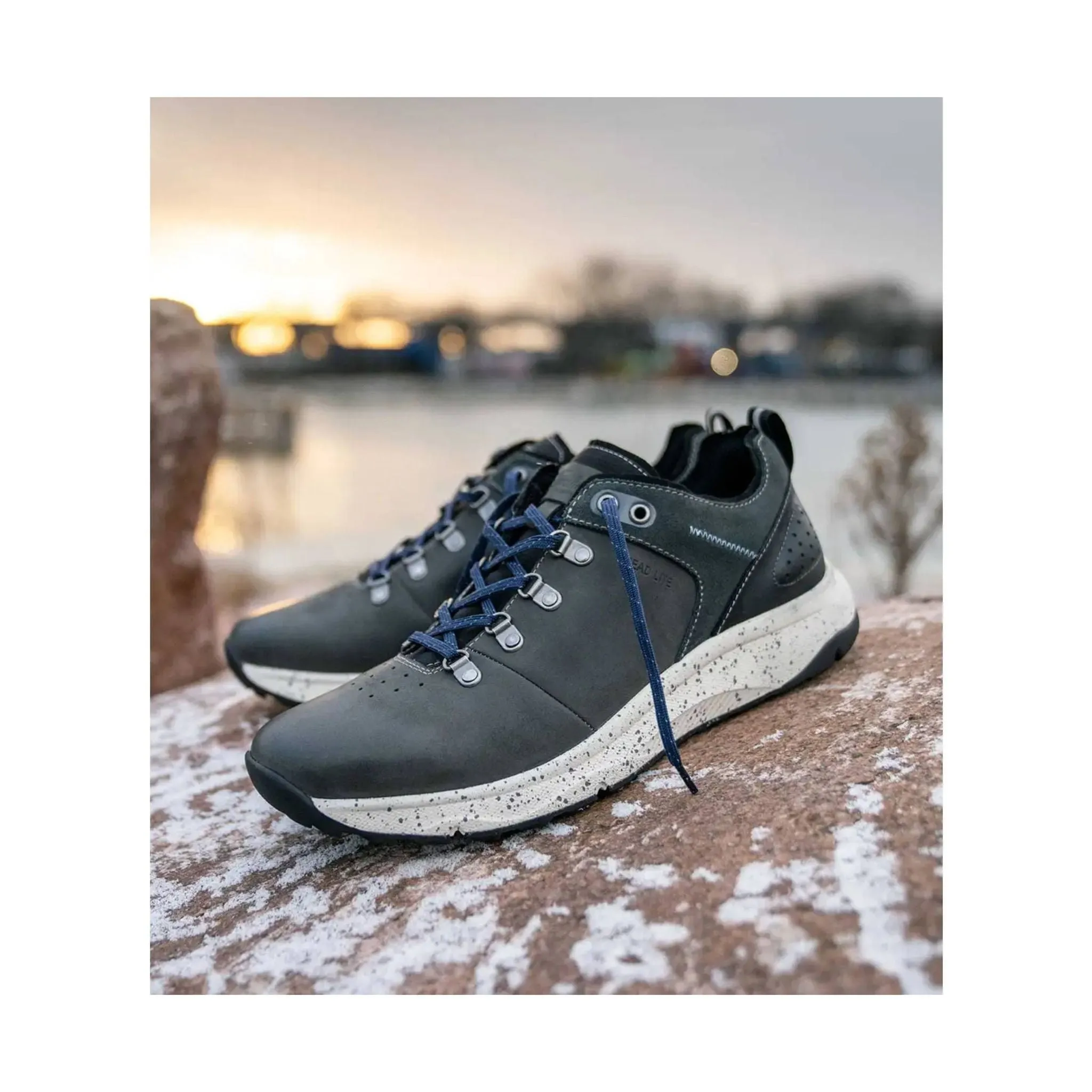 Florsheim Men's Tread Lite Plain Toe Lace Up Sneaker - Grey - ONLINE STORE CREDIT/EXCHANGE ONLY