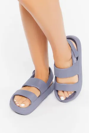Forever 21 Double Strap Sandals, Gray