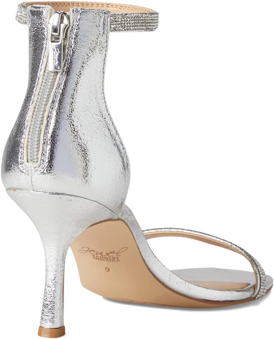 Genny Jewel Badgley Mischka Sandals, Silver
