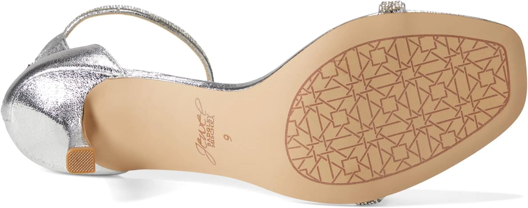 Genny Jewel Badgley Mischka Sandals, Silver