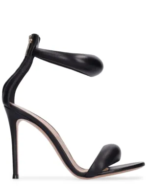 Gianvito Rossi   105mm Bijoux padded leather sandals 