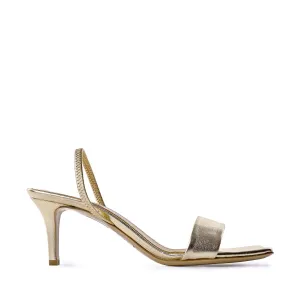 Gifu Gold Leather Sandals