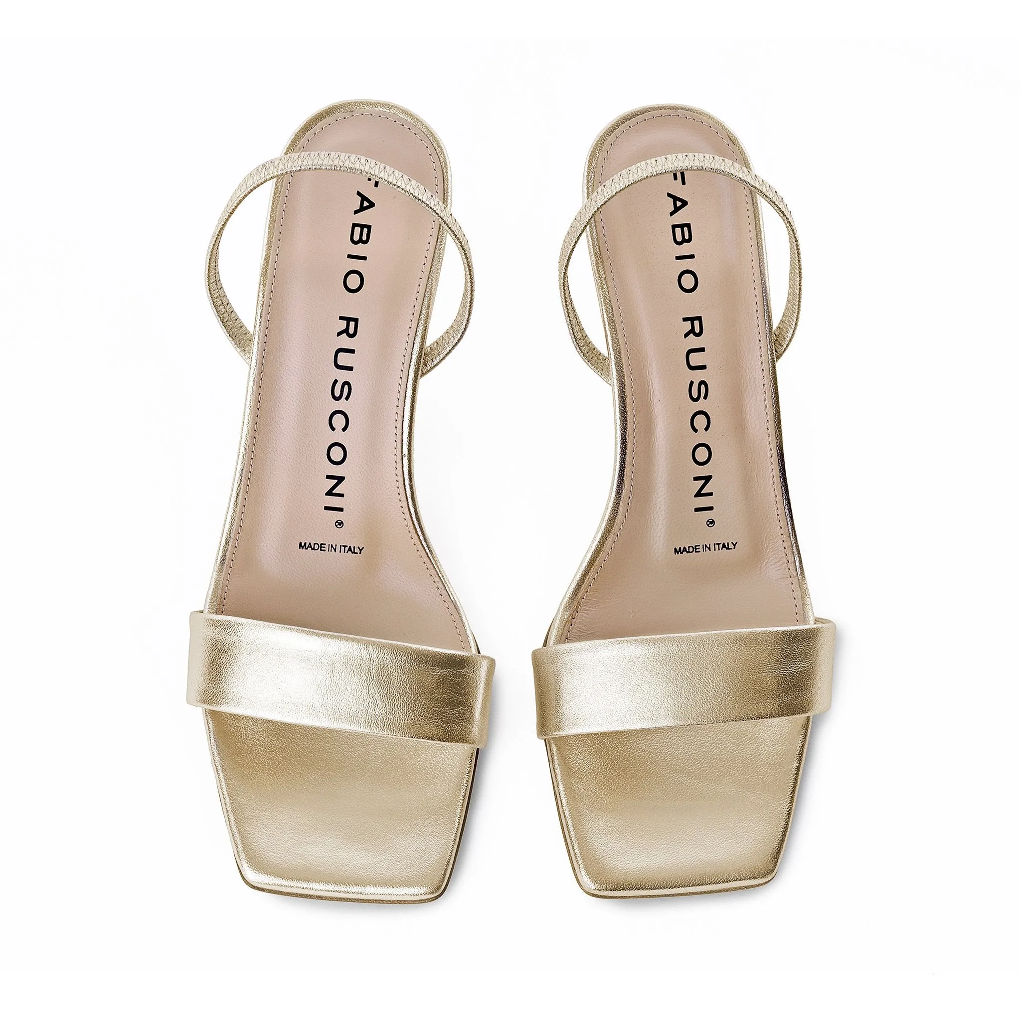 Gifu Gold Leather Sandals