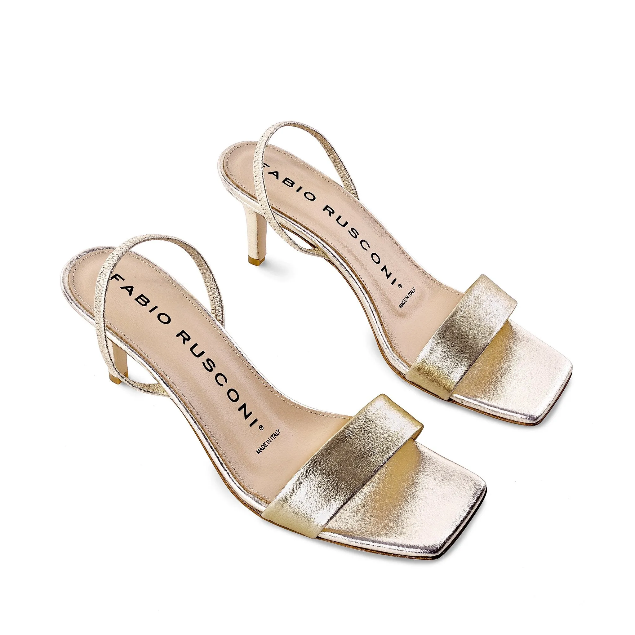 Gifu Gold Leather Sandals