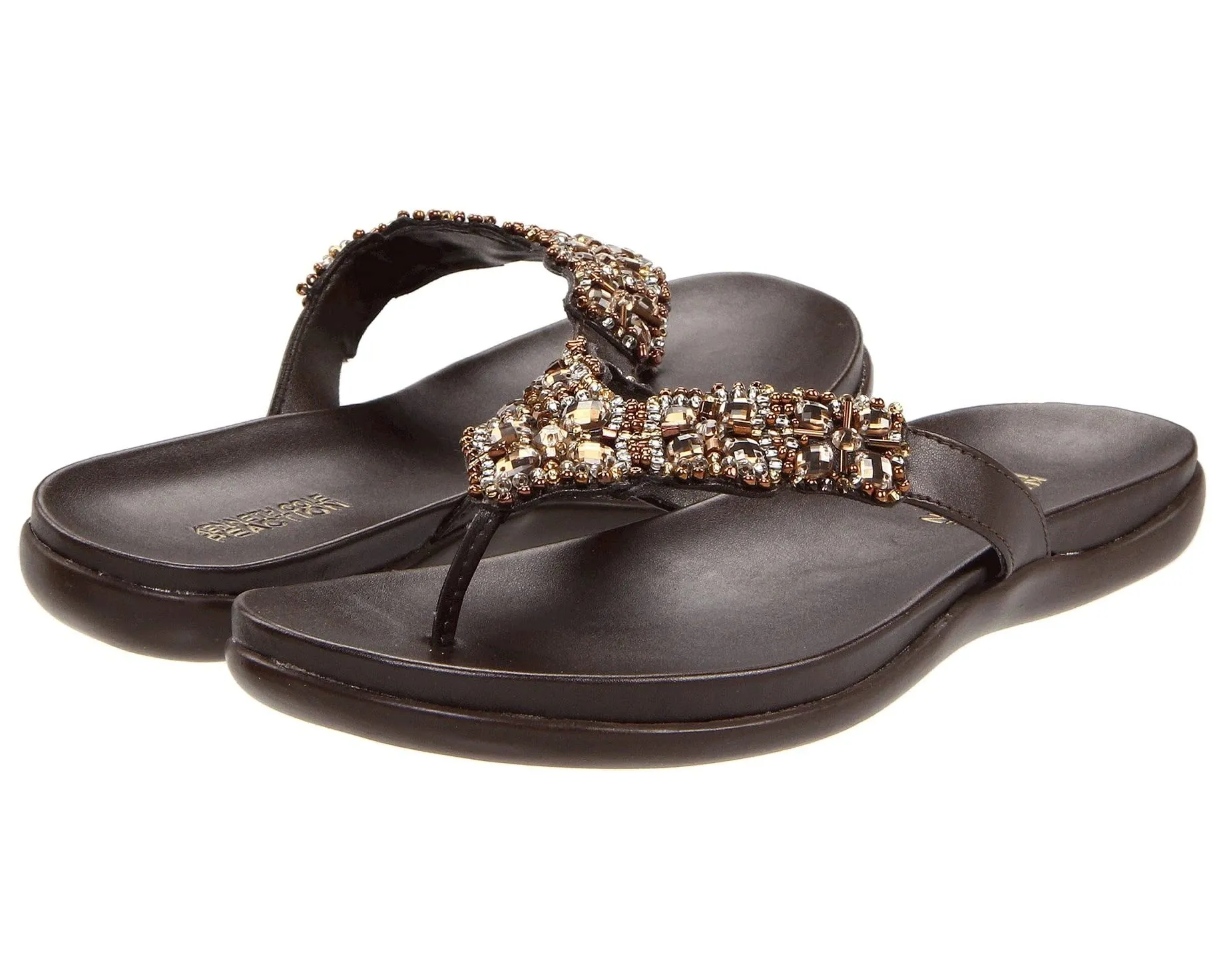 Glam-athon sandals Kenneth Cole Reaction, bark