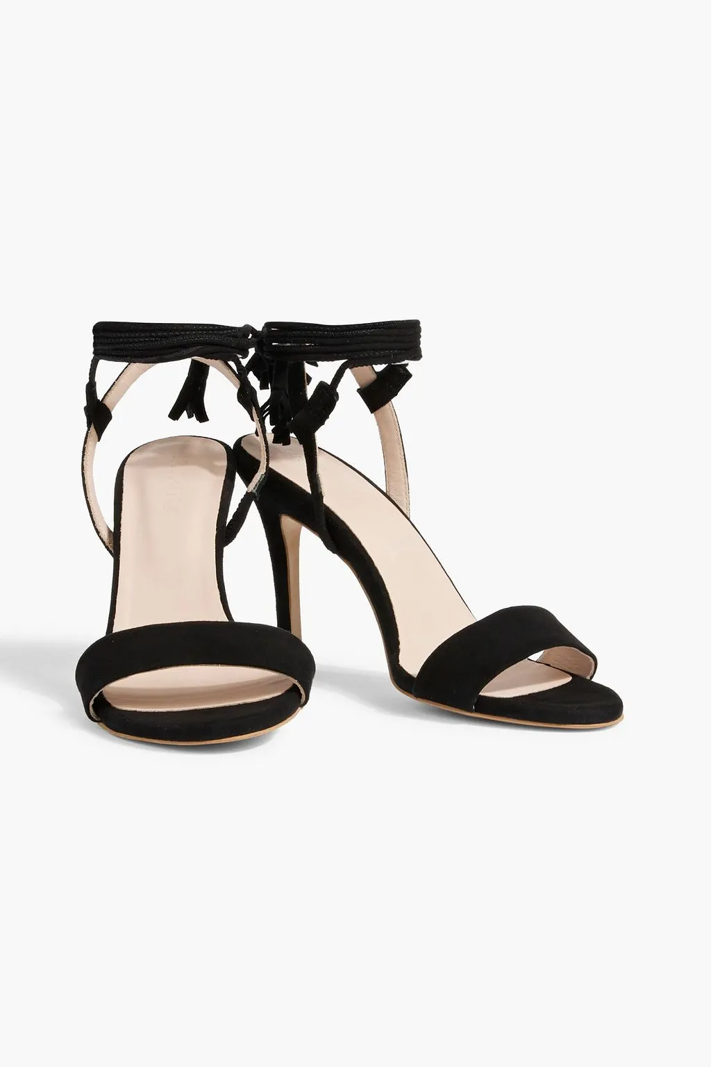 Gloria sandals in IRIS & INK suede, black