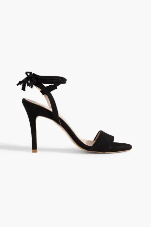 Gloria sandals in IRIS & INK suede, black