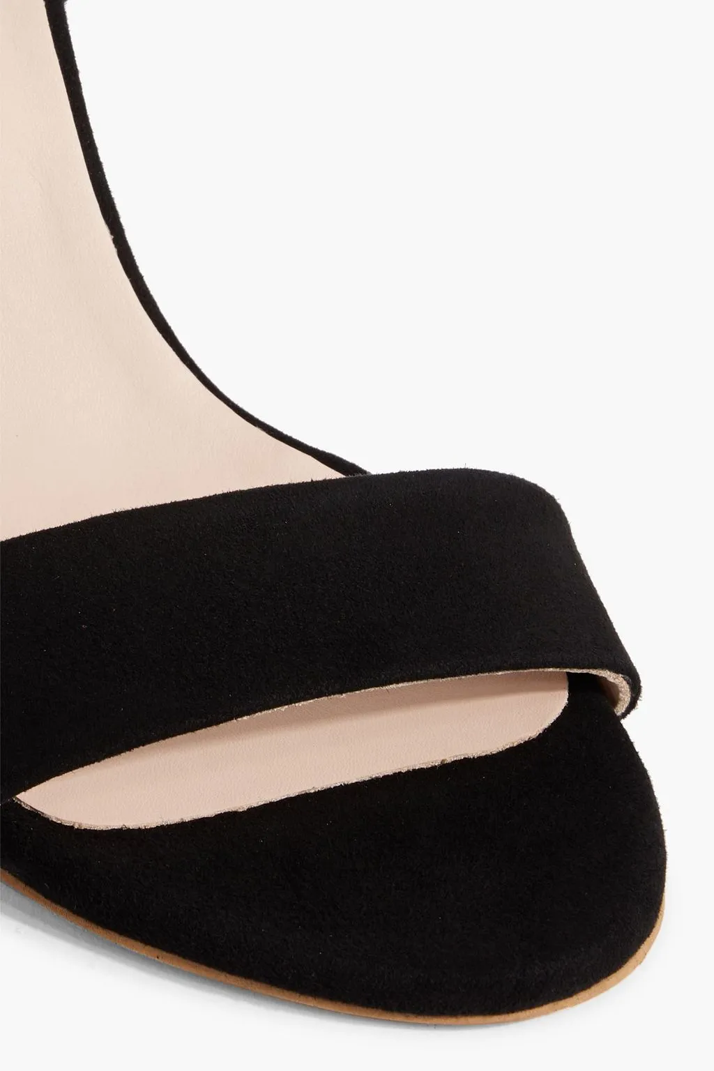 Gloria sandals in IRIS & INK suede, black