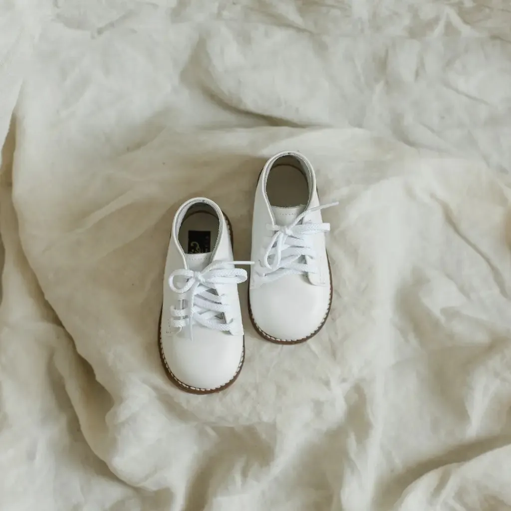 Henry First Walker - White (Leather Sole)
