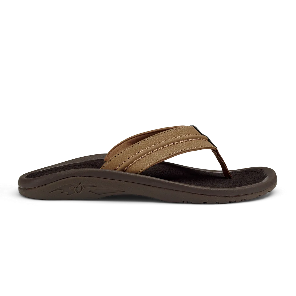 Hokua Men's Beach Sandals - Tan