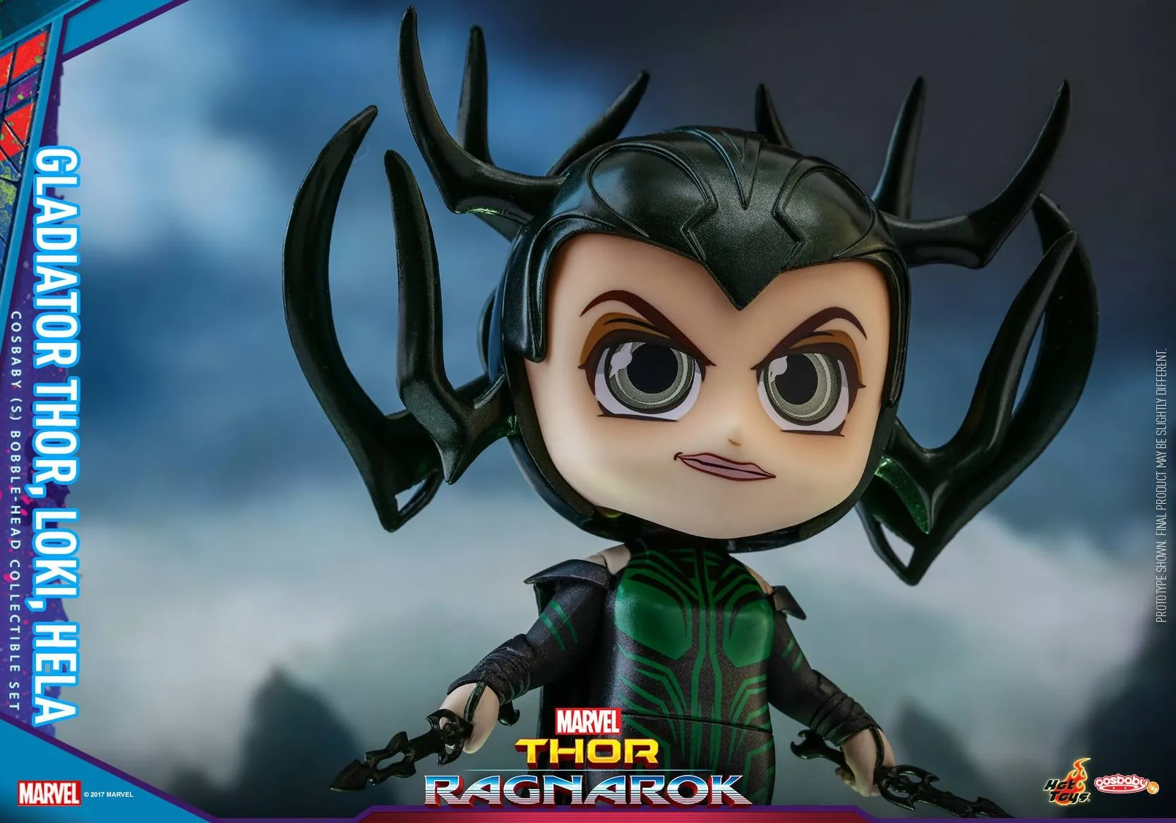 Hot Toys - COSB382 - Gladiator Thor, Loki, Hela Cosbaby (S) Bobble-Head Collectible Set