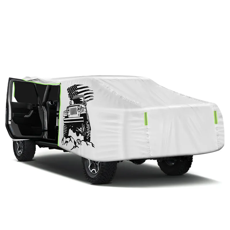 Iconic Series 210D Oxford Rain Cover for Jeep Gladiator JT 2/4 Doors