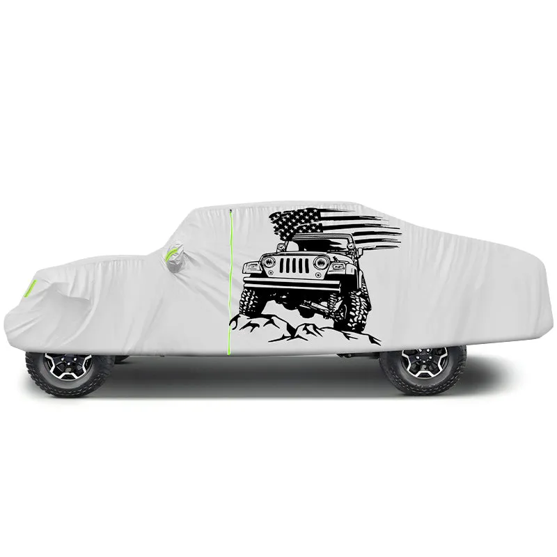 Iconic Series 210D Oxford Rain Cover for Jeep Gladiator JT 2/4 Doors