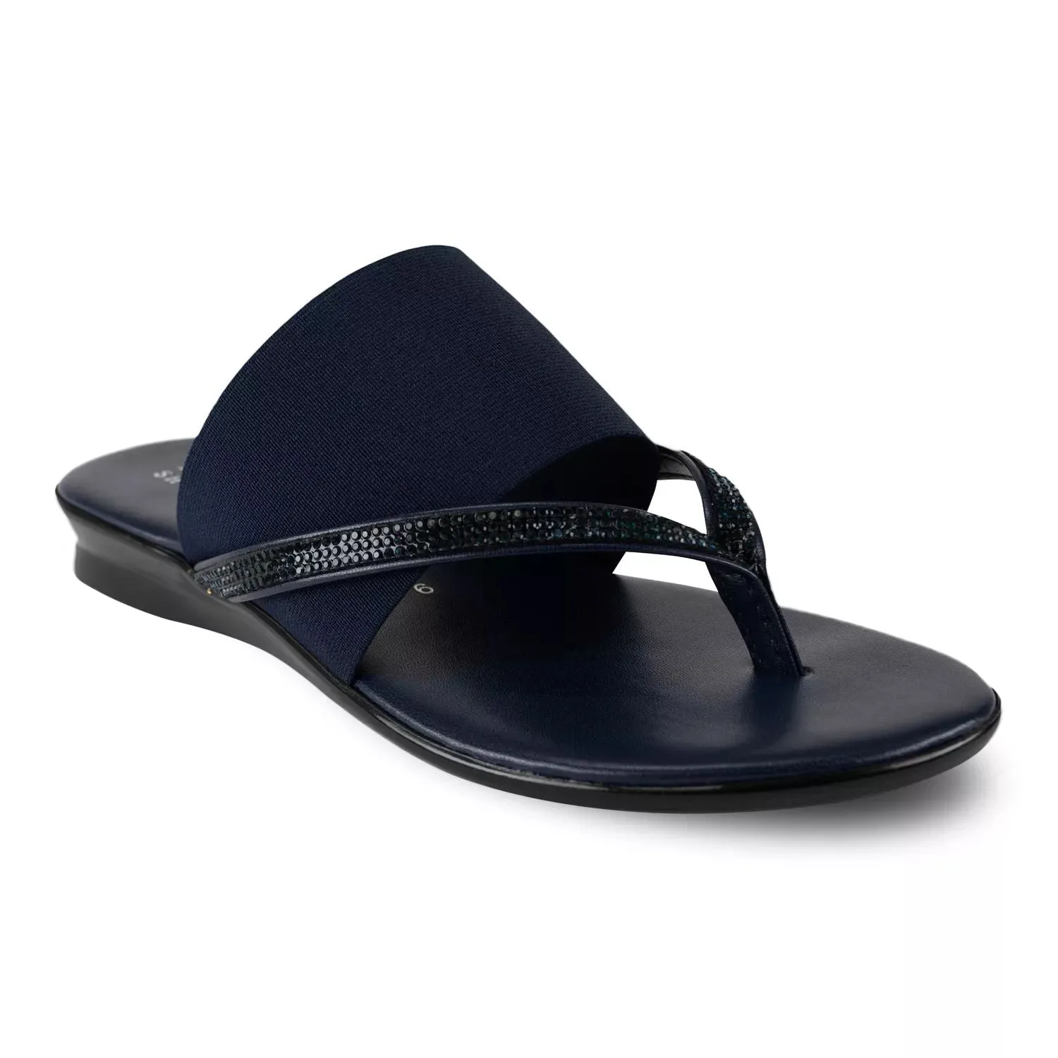 Italian thong sandals Sorbi from Italian shoemakers Italian Shoemakers dark blue