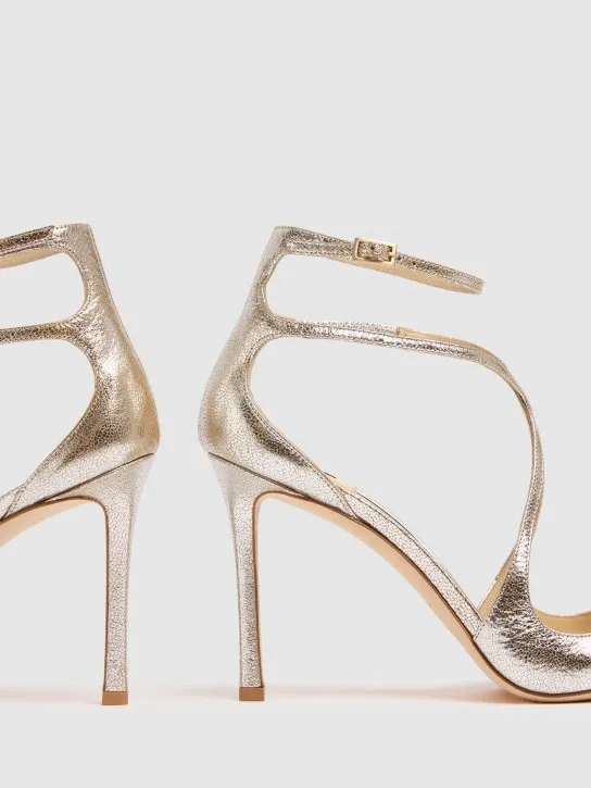 Jimmy Choo   95mm Azia leather sandals 