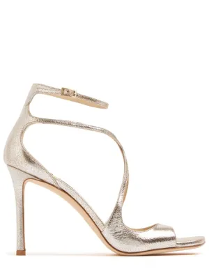 Jimmy Choo   95mm Azia leather sandals 