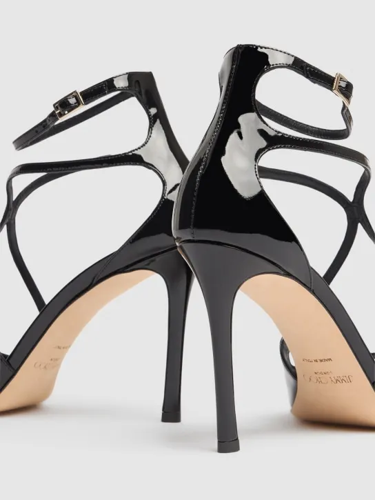 Jimmy Choo   95mm Azia patent leather sandals 