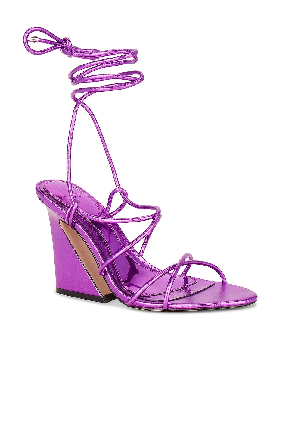 JLO Jennifer Lopez x REVOLVE Bleeker Sandals in Grape
