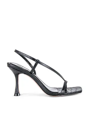 JLO Jennifer Lopez x REVOLVE Leslie Sandals in Black Croc
