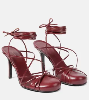 Joan The Row leather shoes, red