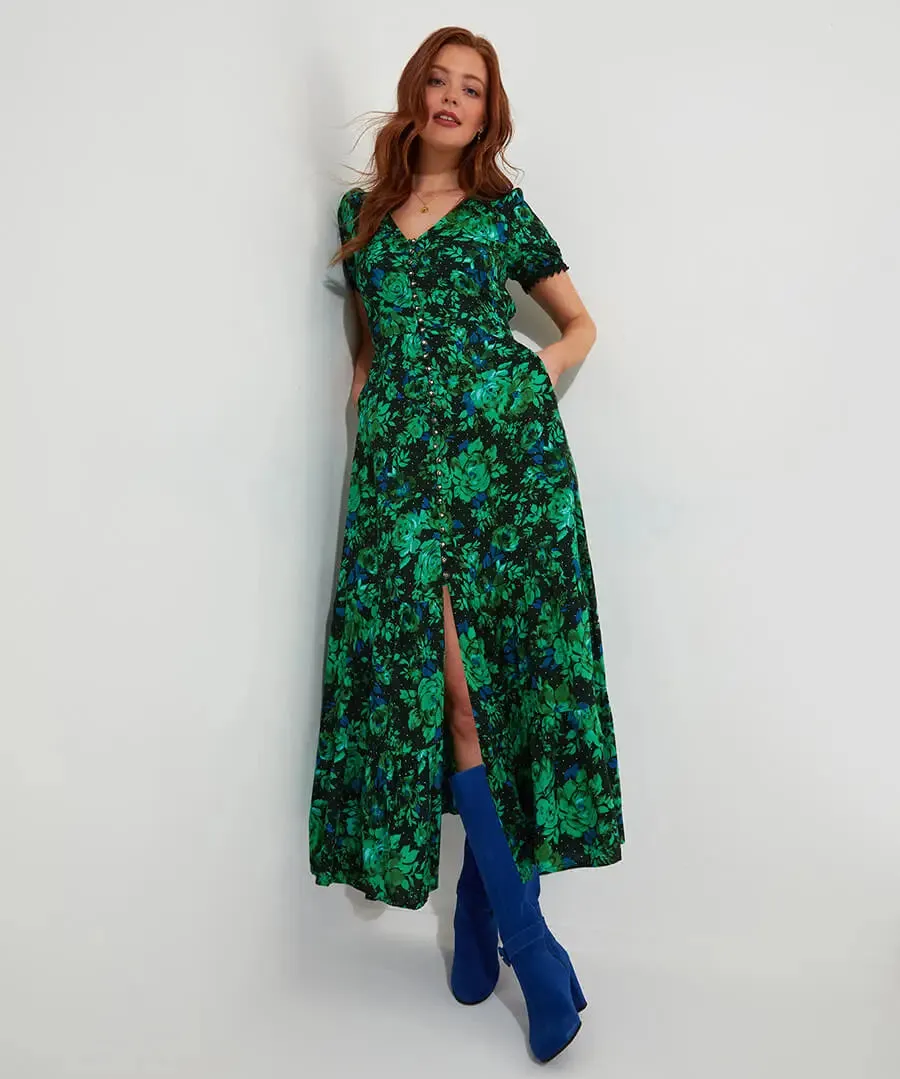 Joe Browns 10 Green Daisy Dreams Dress